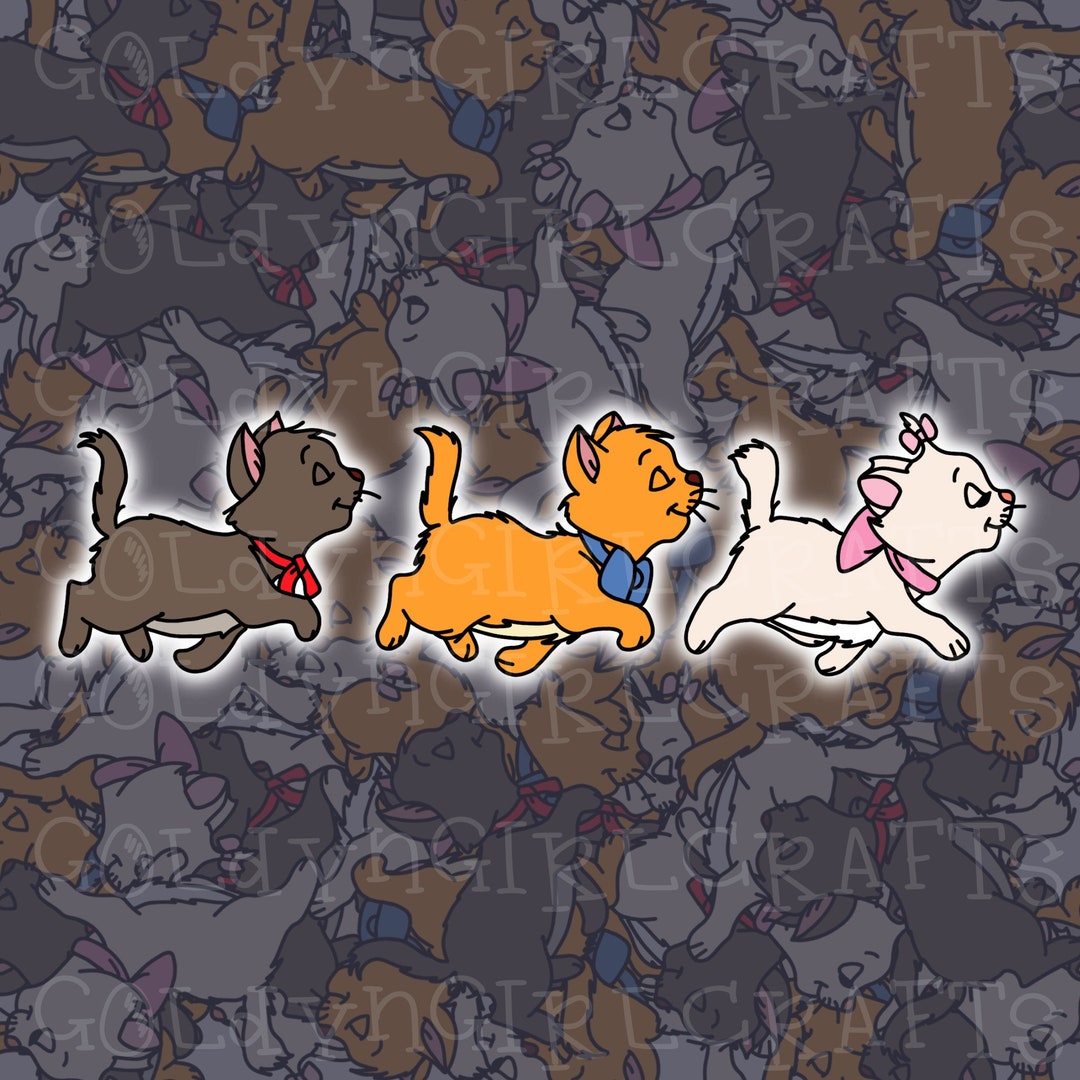 Aristocats Sticker Set 2.5 Each waterproof - Etsy