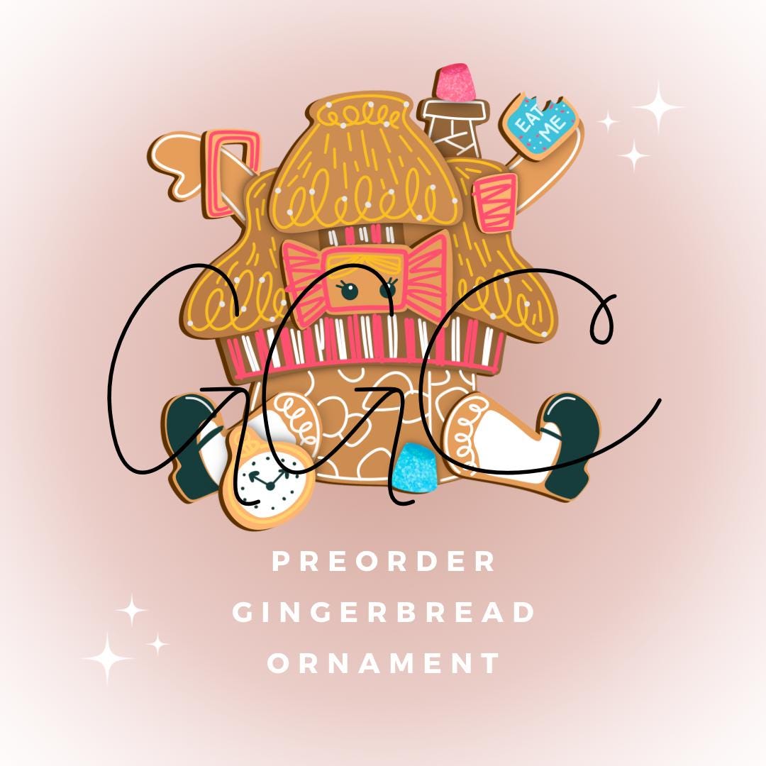 Wonderland / Alice Gingerbread Ornament - Etsy