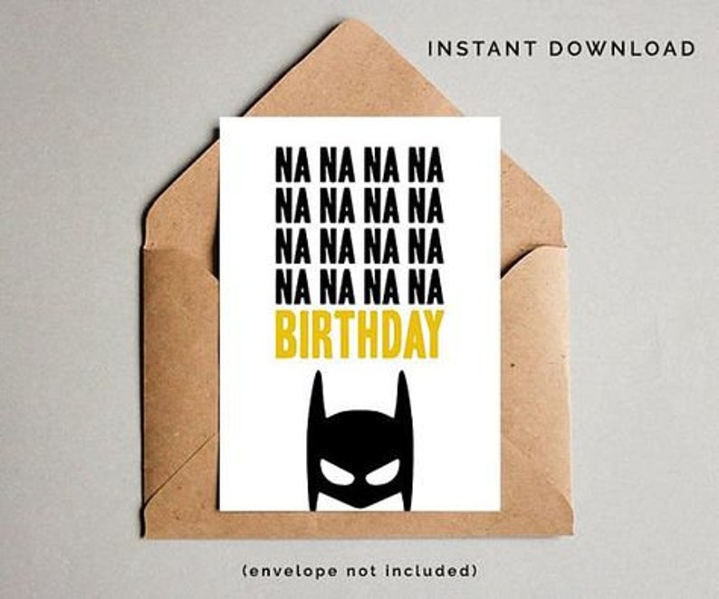 Funny Birthday Card, Printable Birthday Card, Boys Birthday Card, Printable Boys Card, INSTANT DOWNLOAD image 2