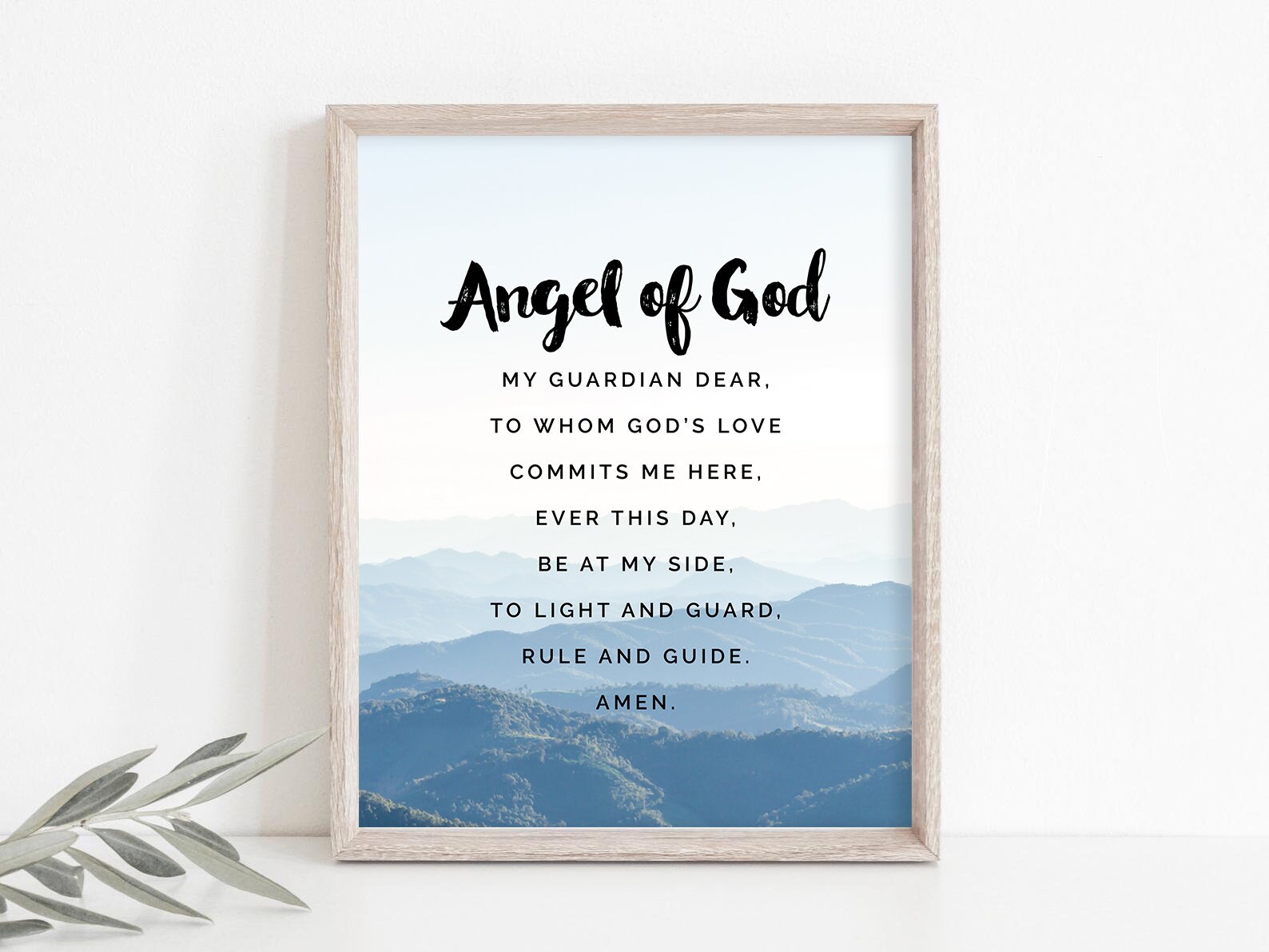 Guardian Angel Print, Catholic Kids Art, Kids Prayer Wall Art, Angel  Printable, Playroom Wall Art, Playroom Printable, Instant Download - Etsy, image size:1588x1191