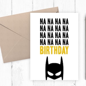 Funny Birthday Card, Printable Birthday Card, Boys Birthday Card, Printable Boys Card, INSTANT DOWNLOAD