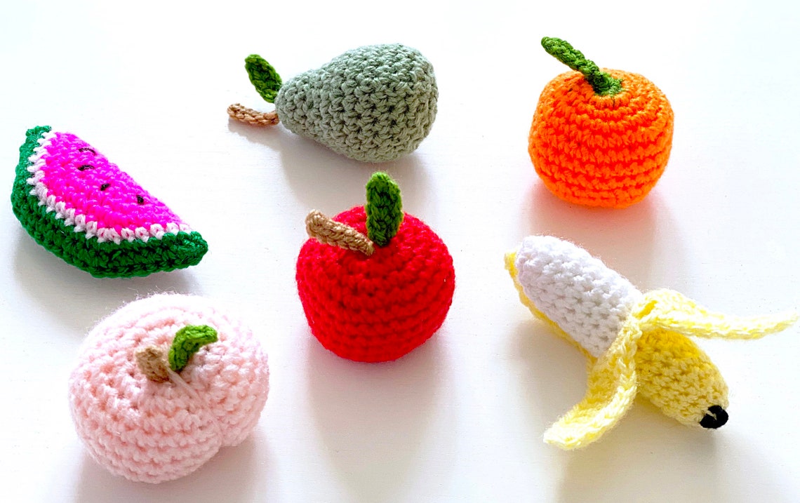 Crochet Play Food Pretend Play Eco Friendly Toys Etsy