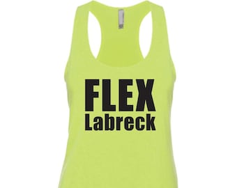 Flex Labreck Racerback Tank Neon Green