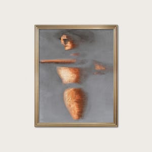 Abstract Figure Art - Human Movement Print, Vintage Minimalist Artwork image 1
