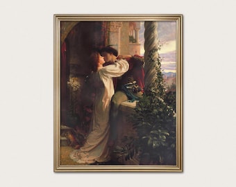 Romeo and Juliet Art Print: 1850s Shakespeare Painting