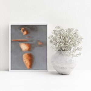 Abstract Figure Art - Human Movement Print, Vintage Minimalist Artwork image 3