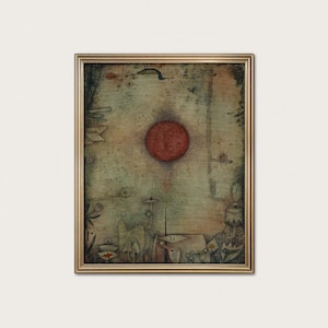 Paul Klee Abstract Art Print: Vintage Modern Landscape, Animalism