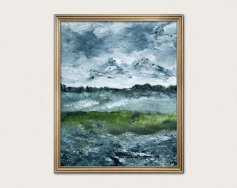 August Strindberg Landscape Print: Scandinavian Impressionist Art | 1905