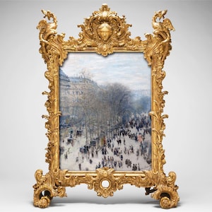 Monet Art Print - Rainy Day Paris Cityscape, Vintage Street Scene afbeelding 3