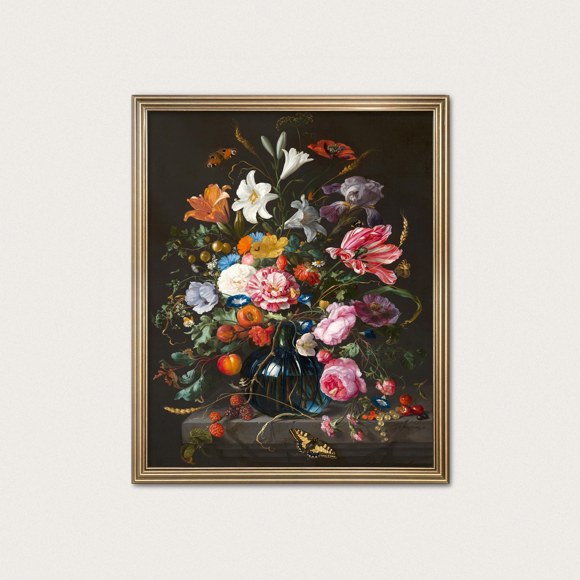 17th Century Dutch Floral Still Life Art Print: Giclée Fine Art - Etsy