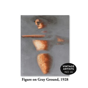 Abstract Figure Art - Human Movement Print, Vintage Minimalist Artwork image 5