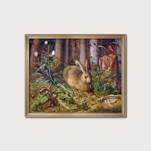 Rabbit Wall Art - Forest Landscape | 1580 | Fine Art Print