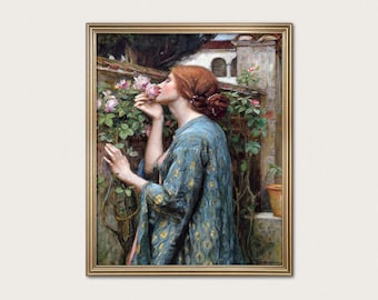 John William Waterhouse Print: Soul of the Rose - Pre-Raphaelite Fine Art