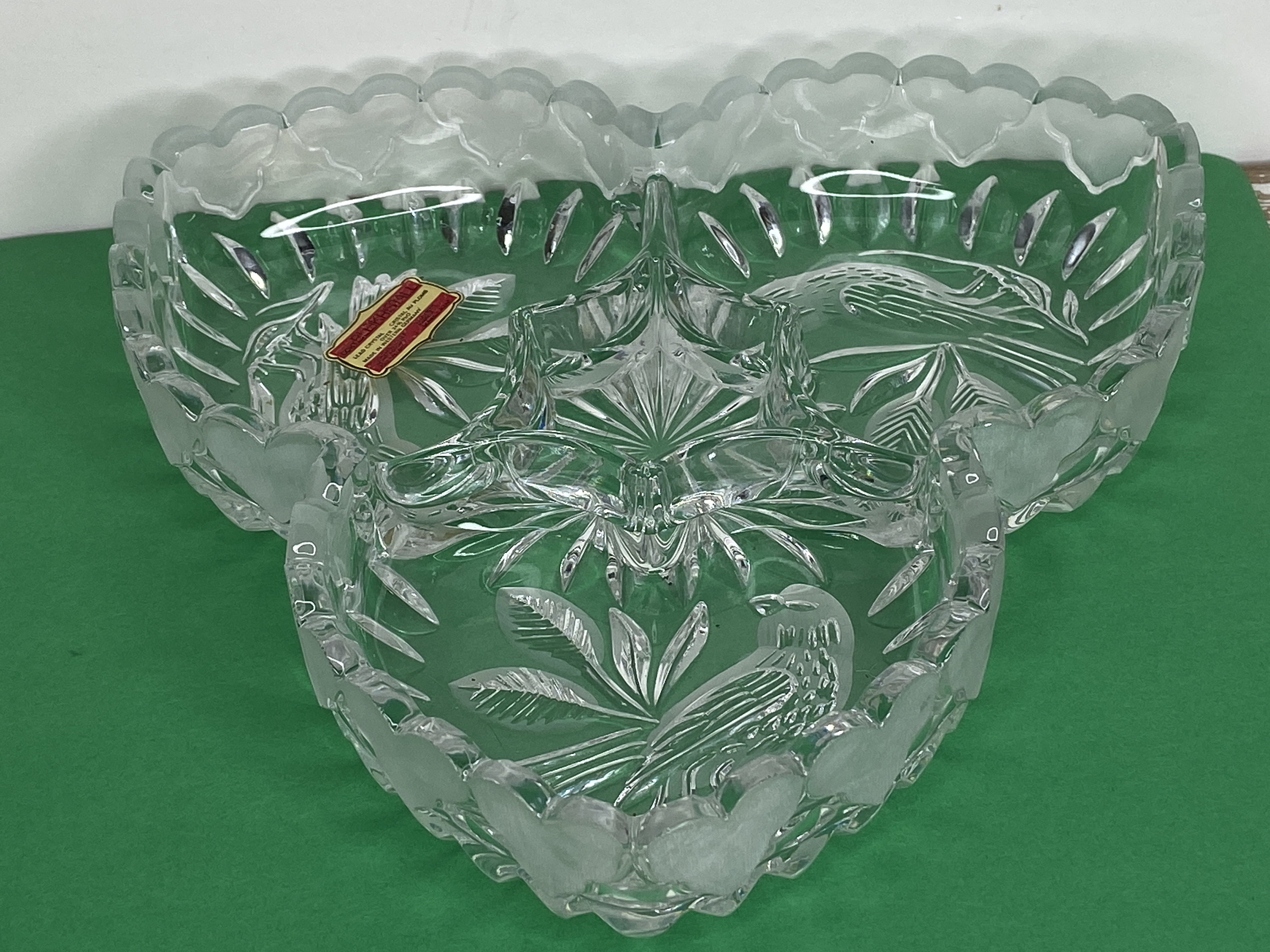 Stunning 24 Lead Crystal Hand Cut Bleikristall W. Germany Etsy