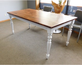 Solid Pine Table Etsy