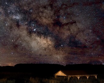 Milky Way Photo Print on Acrylic – Astrophotography Wall Art – Galaxy Home Decor