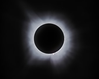 2024 Solar Eclipse Wall Art – Total Eclipse Acrylic Print – Rare Cosmic Event Photo