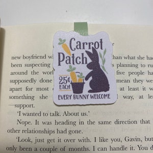 Carrot Patch magnetic bookmark