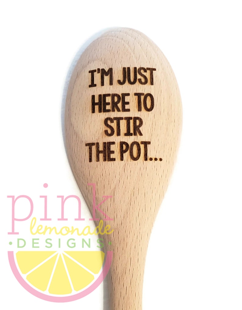 Im Just Here to Stir the Pot Funny Sarcastic Housewarming Etsy France