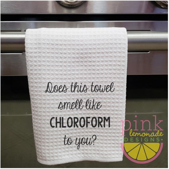 Download Does This Towel Smell Like Chloroform To You Waffle Weave Dish Etsy