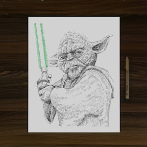 graffiti art スターウォーズ　ヨーダ(手描き)美品 Amazon.co.jp: スター ウォーズ ヨーダ ポスター 絵画