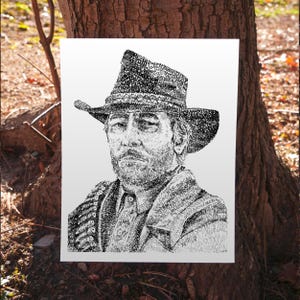 Eres un buen hombre, Arthur Word Art Portrait Print