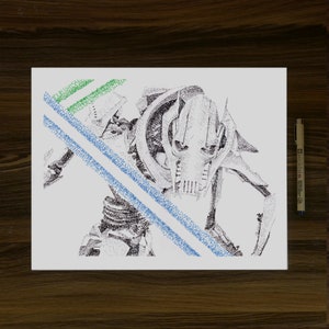 The General Word Art Portrait Print