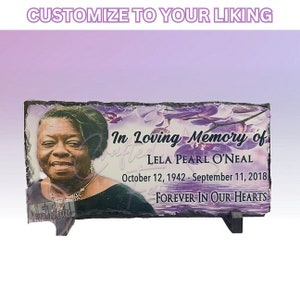 Personalized Slate | Personalized Plaque | Memorial Plaque | Wedding Plaque | Birthday Plaque | Anniversary Plaque