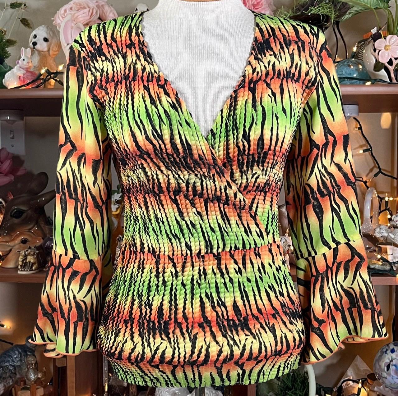 Sheer Crinkle Blouse - Etsy