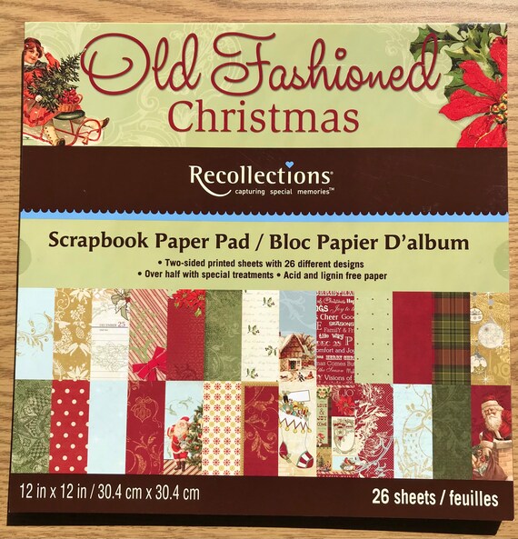 Provo Craft Scrapbooking Slab Christmas Holiday 12x12 Paper 90