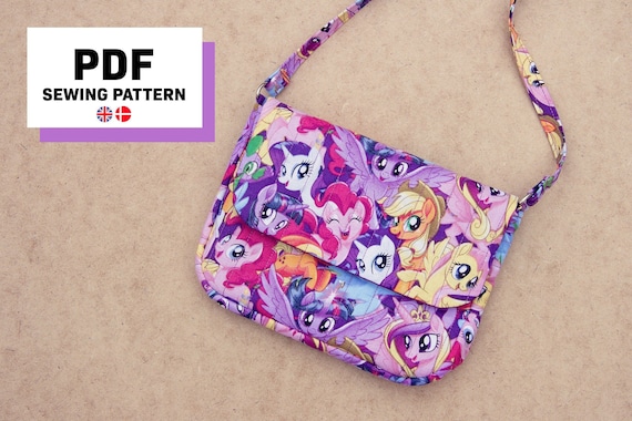 Girls Purse Pattern Digital Download Girls Crossbody Purse