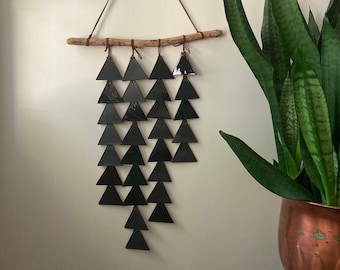 Wabi Sabi Keramik Fliesen Wandbehang, Keramik Wand dekor, Keramik Wandkunst