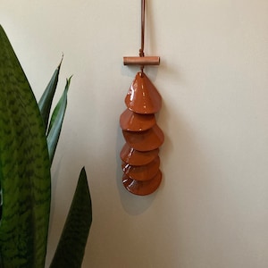Terracotta tile wall hanging, Ceramic wall art, Ceramic wall hanging, Terracotta wall decor, Wabi Sabi