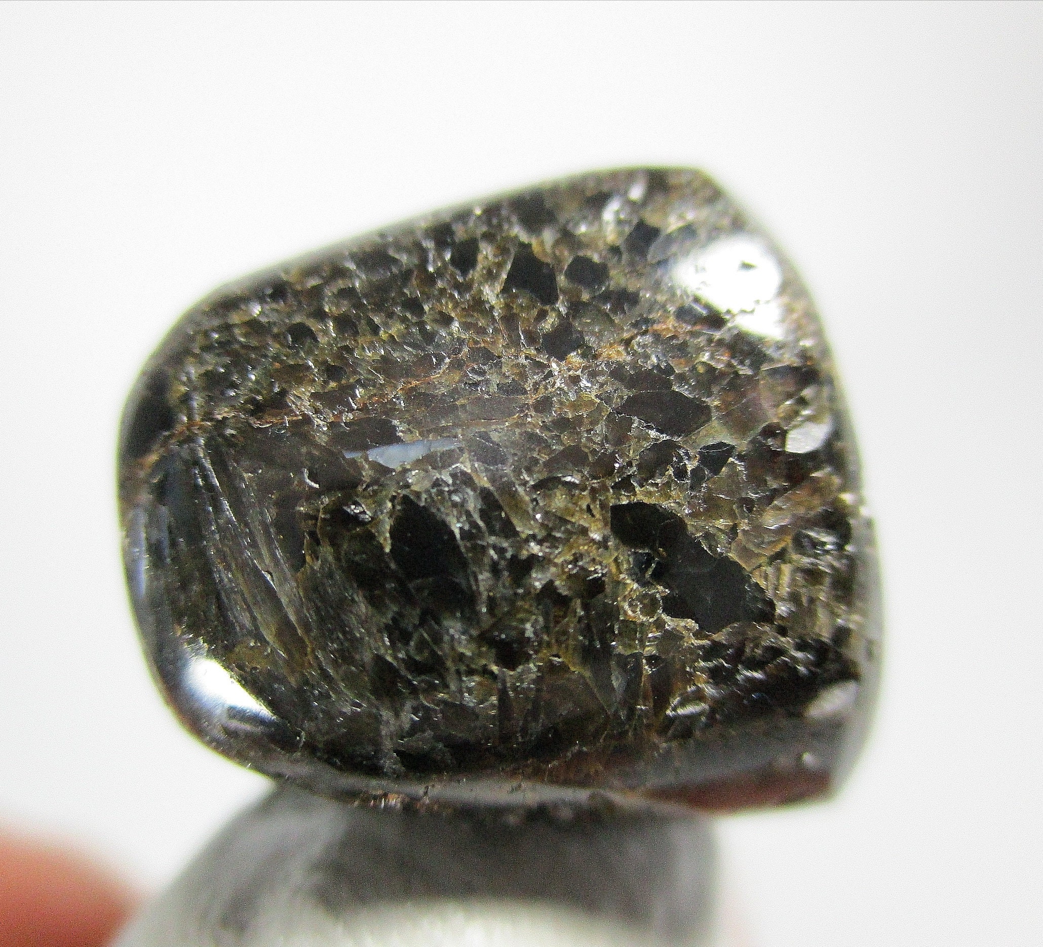 Authentic Greenland Nuummite Freeform 44.42 Carats Authentic Greenland Nuummite Freeform 44.42 Carats