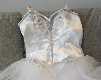 Romantic  Silver/White Performance tutu  RT100