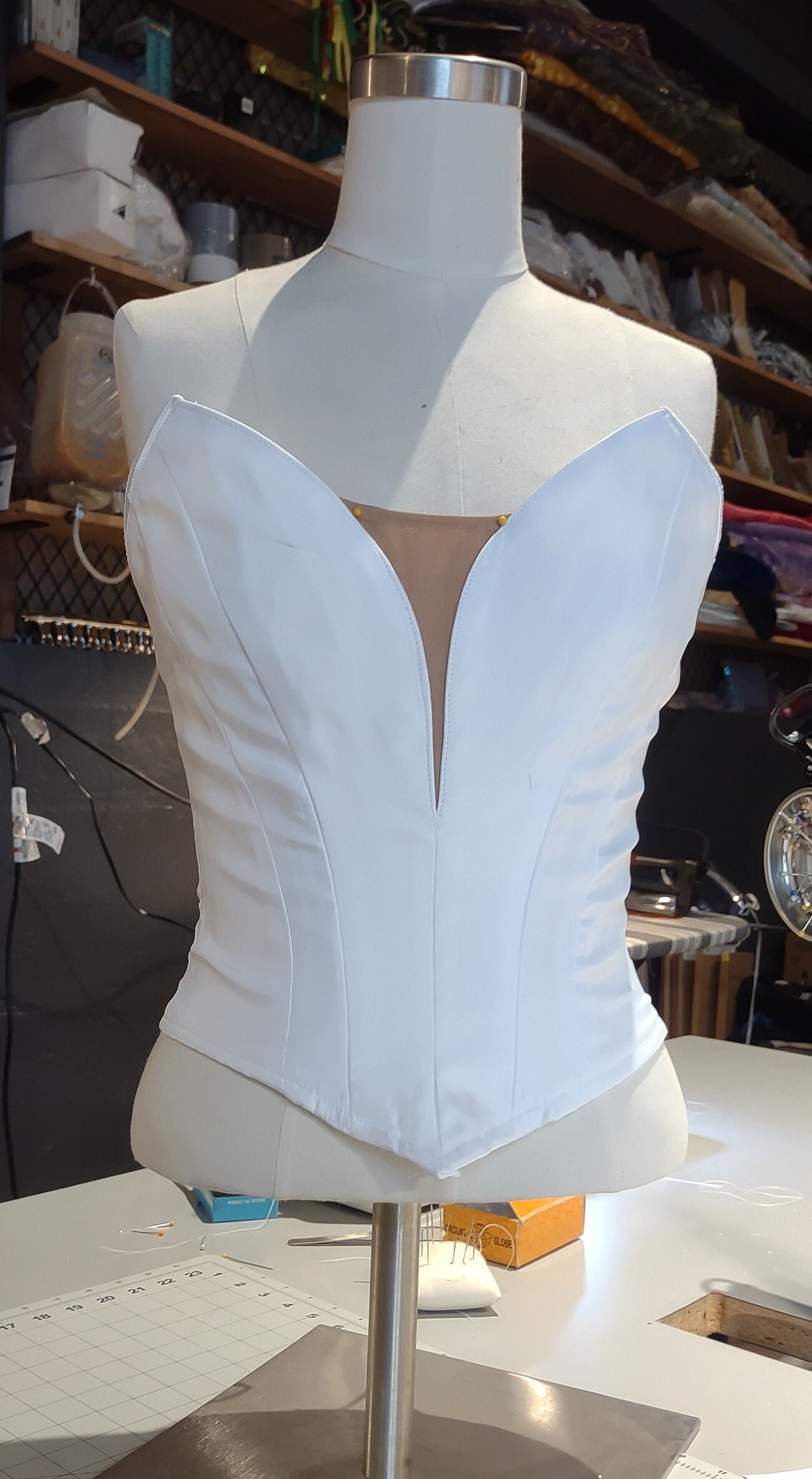 Ballet tutu bodice deep V
