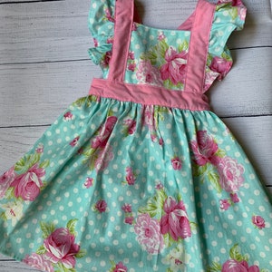 Floral Pinafore Dress for Toddler size 2t