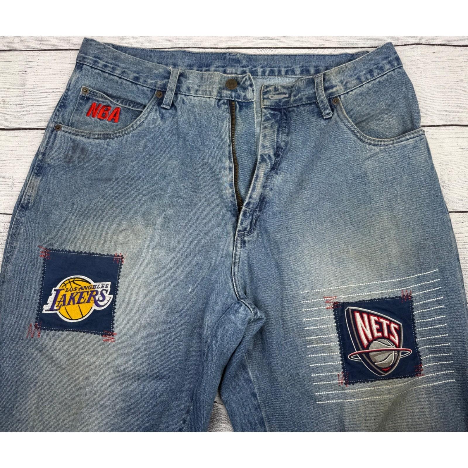 UNK NBA デニムパンツ 入手困難 UNK NBA コムドット ワイド バギー