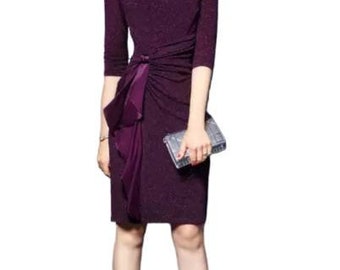 purple sequin dress uk