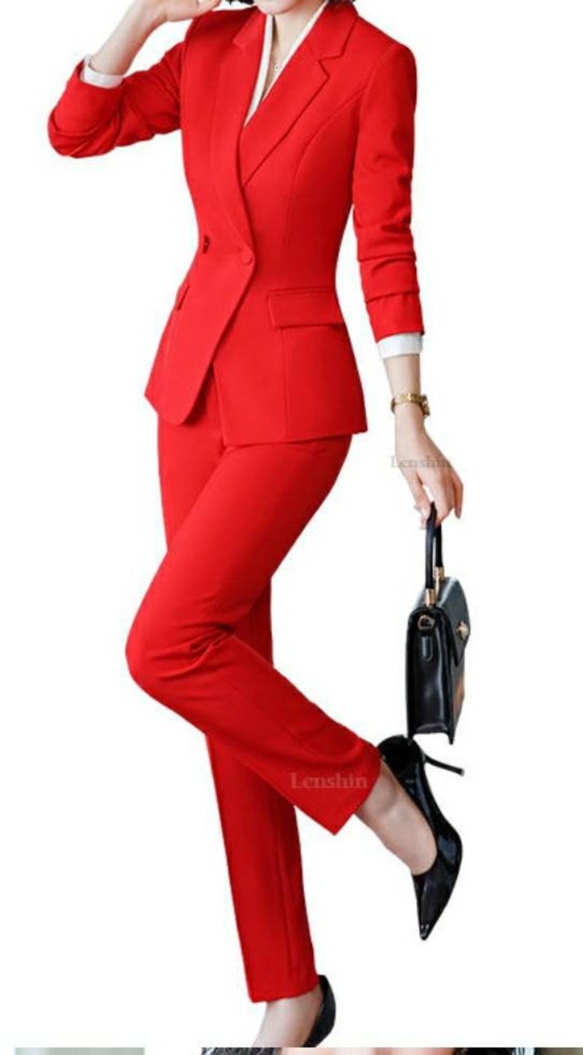 Tailleur Femme Ensemble Pantalon Ensemble Femme Chic Et Elegant Mariage, Ensemble Femme 2 Piu00e8ces Pantalon Femme Chic Et Elegant