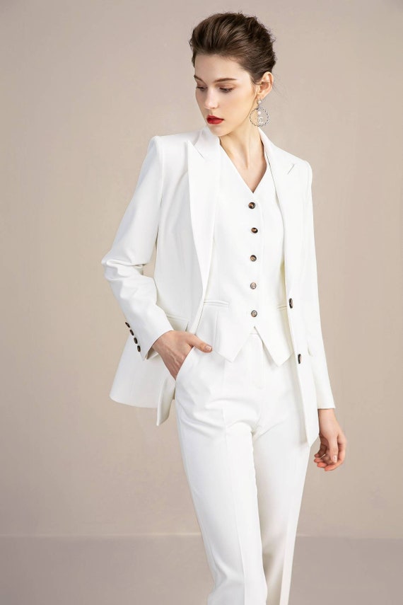 Bea Suit Pants - White – The Frankie Shop