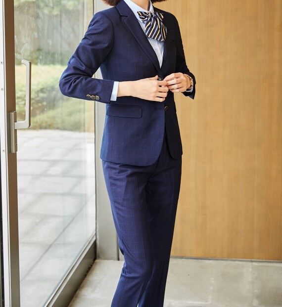 misses navy blue dress pants