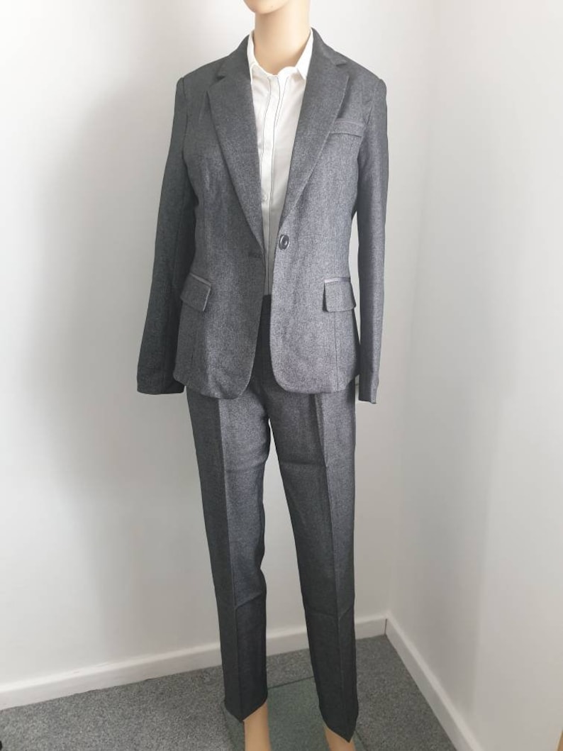 Charcoal Grey 4piece Suits for Women Formal Tailored Suits Etsy UK