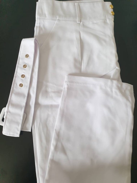 Trousers Belted Ladies Pants Formal 