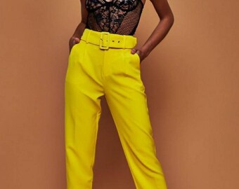 yellow trousers