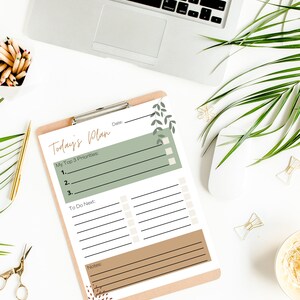 Boho Printable Planner to Do List Printable Daily Mom Planner Daily ...
