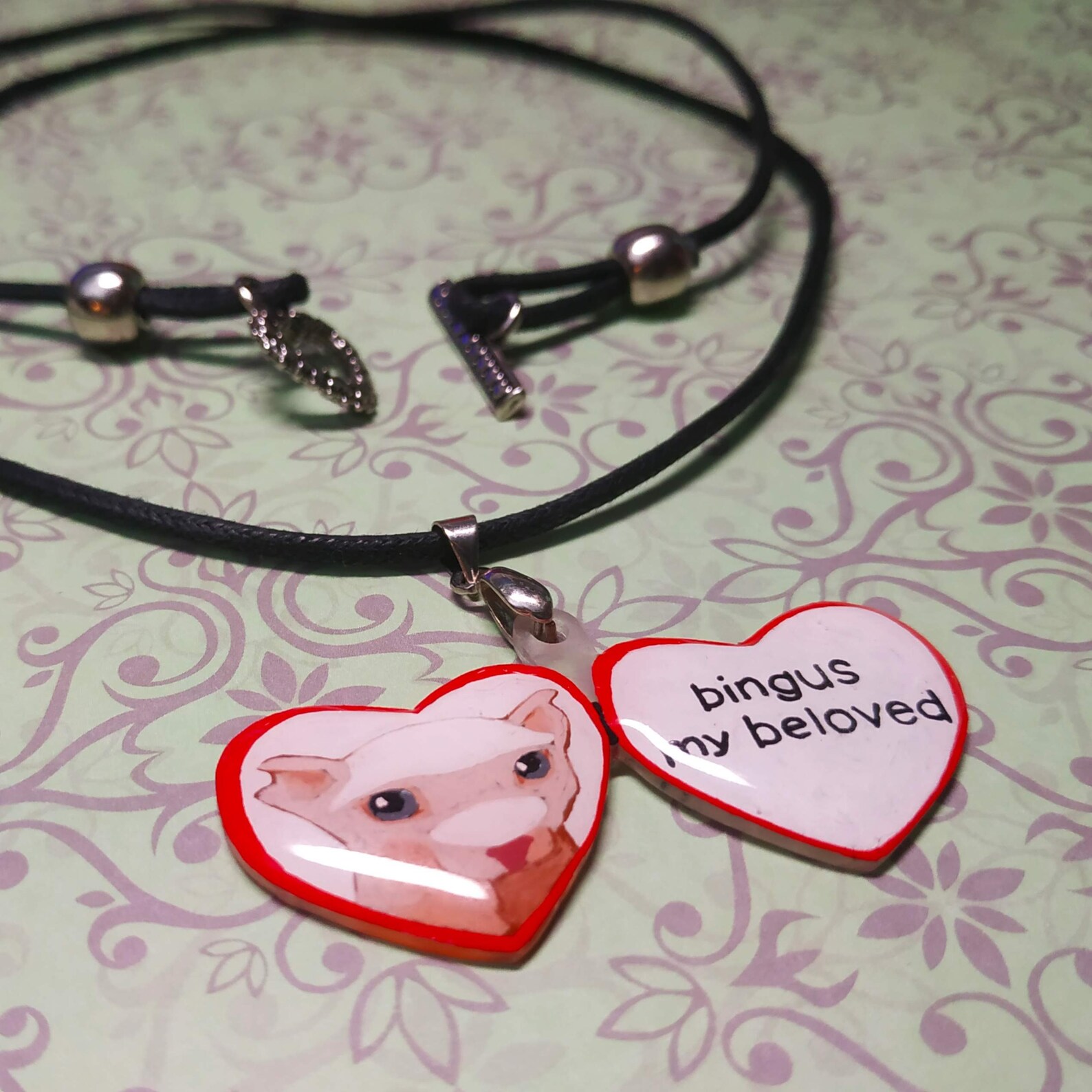 Bingus My Beloved Pendant Necklace Bingus Meme Cat Necklace | Etsy