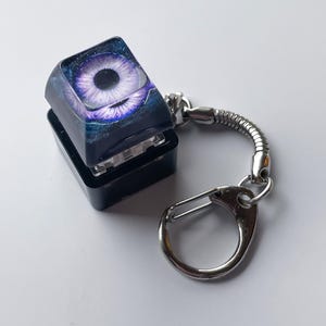 Keyboard keychain fidget - Evil Eye