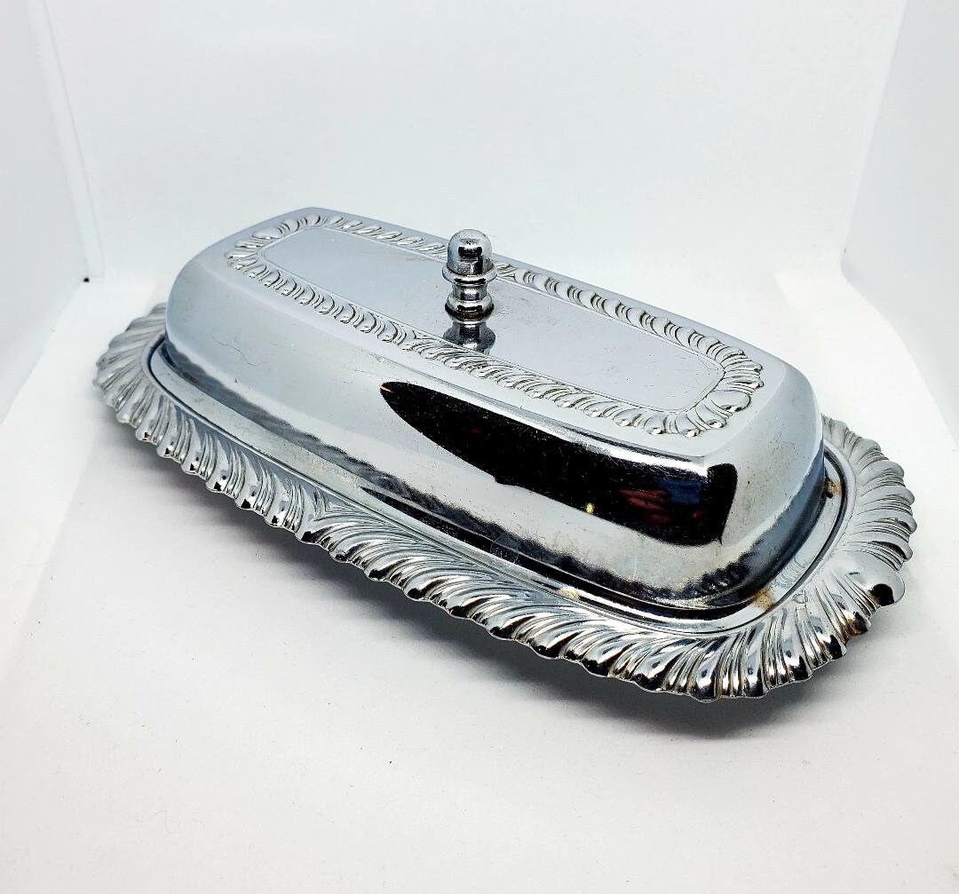 Vintage Stainless Steel Butter Dish By Irvinware Made in USA Etsy