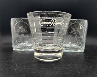 Crown Royal 8 Ounce Lowball Cocktail Glasses